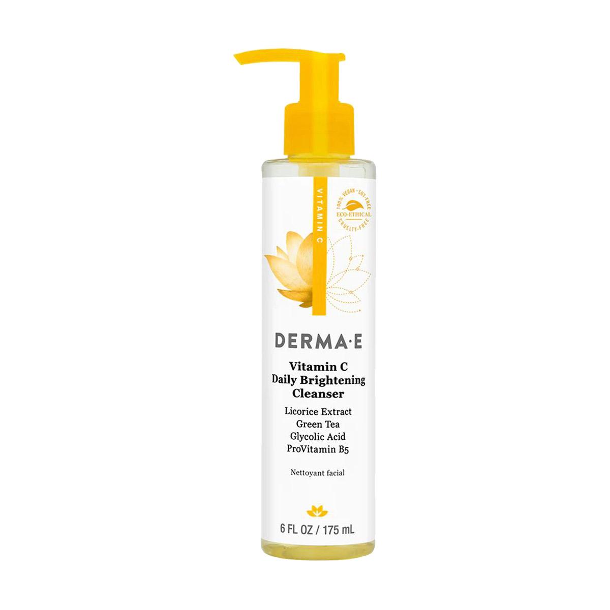 Уцінка! Освітлювальний засіб для вмивання Derma E Daily Brightening Cleanser Vitamin C, 175 мл